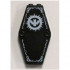Container, Coffin Lid with White Bat Pattern : {черен}