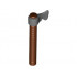 Minifigure, Weapon Tomahawk with Flat Silver Blade: {червеникаво-кафяв}