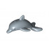 Dolphin, Friends / Elves, Jumping with Bottom Axle Holder with Medium Azure Eyes Pattern: {пясъчно син}