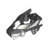 Flywheel Fairing Wolf Shape with White Checkerboard and Skunk Markings Pattern (70107): {черен}