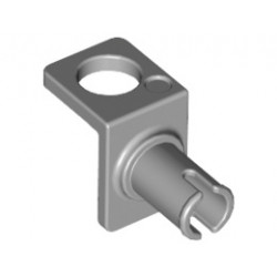 Minifigure, Neck Bracket with Technic Pin : {умерено каменно сив}