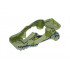 Flywheel Fairing Crocodile Shape with Silver Crocodile Pattern (70112): {прозрачно ярко зелен}