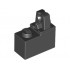 Hinge Brick 1 x 2 Locking with 1 Finger Top : {черен}