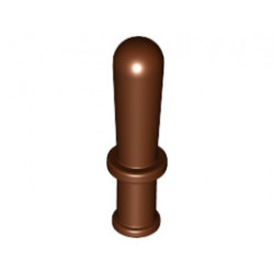 Minifigure, Weapon Baton / Club: {червеникаво-кафяв}