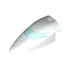 Aircraft Fuselage Forward Top Curved 8 x 16 x 5 with Trans-Light Blue Glass: {бял}