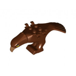 Eagle Body with Beak, Eyes and Dark Brown Tail Feathers Pattern: {червеникаво-кафяв}