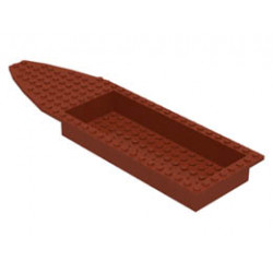Boat, Hull Unitary 28 x 8, Top: {червеникаво-кафяв}