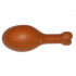 Turkey Drumstick, 23mm with Round Opening on Back : {тъмно оранжев}