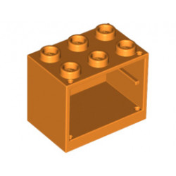 Шкаф 2X3X2 : {ярко оранжев}