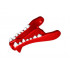 Dragon Head (Castle) Lower Jaw with Round Hole on Front and White Teeth Pattern: {ярко червен}