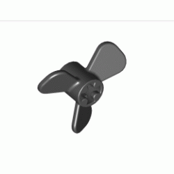 Перка с 3 витла Ø26.6: {черен}