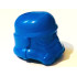 Minifigure, Headgear Helmet SW Stormtrooper, Plain: {ярко син}