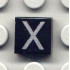 Плоска плочка 1X1 No. 86 : {черен}