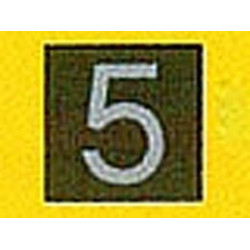Плоска плочка 1X1 No. 93 : {черен}
