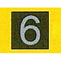 Плоска плочка 1X1 No. 94 : {черен}