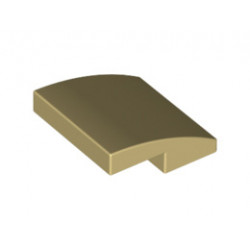 Плочка с дъга 2X2X2/3: {тухлено жълт}