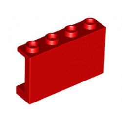Стенен елемент 1X4X2: {ярко червен}