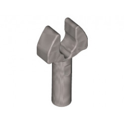 Bar   1L with Clip Mechanical Claw - Cut Edges and Hole on Side: {металическо сребрист}