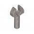 Bar   1L with Clip Mechanical Claw - Cut Edges and Hole on Side: {металическо сребрист}