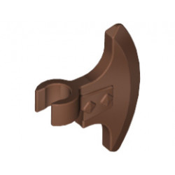 Minifigure, Weapon Axe Head, Clip-on : {медно метален}