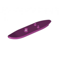 Minifigure, Utensil Surfboard Long: {ярко червеникаво-виолетов}