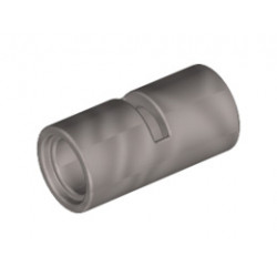 Тръба с двойна дупка Ø4.85 : {сребърно метален}