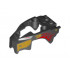 Flywheel Fairing Lion Shape with Gold Armor and Red Flames Pattern (70140): {черен}