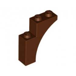 Тухличка с дъга 1X3X3: {червеникаво-кафяв}