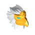 Large Figure Head Modified Chima Eagle with Gold Beak Pattern : {бял}
