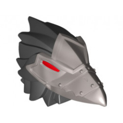 Large Figure Head Modified Chima Raven with Red Eyes Pattern : {черен}