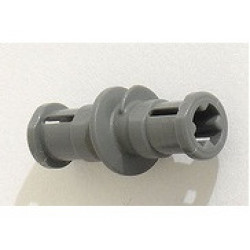 Technic, Gear Worm Screw with 2 Bushes: {тъмно каменно сив}