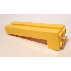 Brick, Modified 2 x 2 x 6 with Groove: {ярко жълт}
