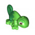 Chameleon, Friends / Elves with Black, Reddish Brown and White Eyes and Marbled Green Pattern (Pascal): {ярко зелен}