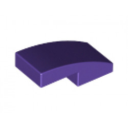 Плочка с дъга 1X2X2/3: {светло виолетов}