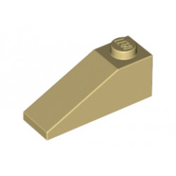 Покривна плочка 1X3/25° : {тухлено жълт}