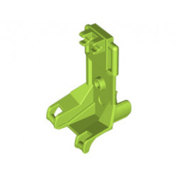 Minifigure, Utensil Seat with Ball Socket (Hero Factory Cockpit): {ярко жълто-зелен}
