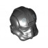 Minifigure, Headgear Helmet SW Stormtrooper Type 2, TIE Fighter Pilot Pattern: {черен}