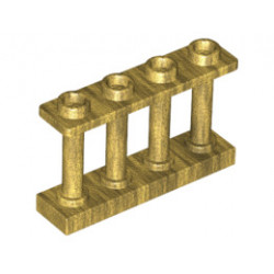 Ограда 1X4x2 с 4 пъпки: {топло златист}
