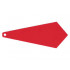 Minifigure, Cape Cloth, Extended, Tie Shaped with Pointed End: {ярко червен}
