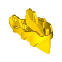 Hero Factory Creature Head, Jaw with Axle Hole: {ярко жълт}