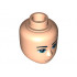 Mini Doll, Head Friends Male Large with Blue Eyes, Black Eyebrows Pattern (Disney Princess Eric): {светло нуга}