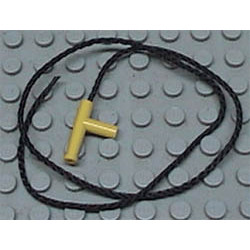 Minifigure, Utensil Hose Nozzle Simple with 35L Black String : {ярко жълт}