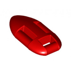 Minifigure, Utensil Lifeguard Float : {ярко червен}
