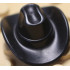 Minifigure, Headgear Hat, Cowboy Large Brim: {черен}