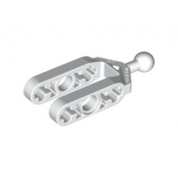 Technic, Steering Knuckle Arm with Ball Joint (Tow Ball) : {бял}