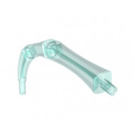 Appendage Bony Large with Axle (Leg / Rib / Tail): {прозрачно светло син}