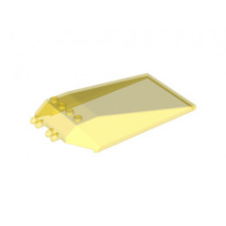 Windscreen 12 x 6 x 2 with Locking Dual 2 Fingers Hinge: {прозрачно жълт}