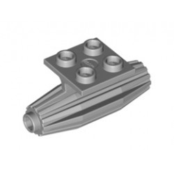 Engine, Strakes, 2 x 2 Thin Top Plate : {умерено каменно сив}