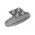 Engine, Strakes, 2 x 2 Thin Top Plate : {умерено каменно сив}