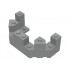 Балкон 1/2 4X8X2 1/3: {сив}